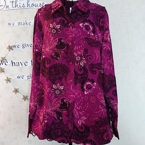 XL Blair Floral design shirt